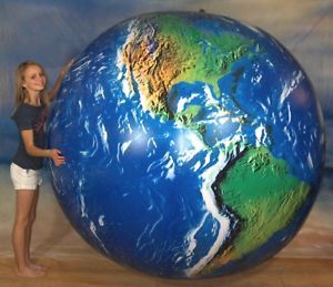 Giant Inflatable Earth Globe Huge Heavy Duty Beach Ball