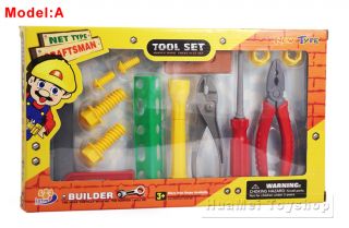 New The Builder Fancy Tool Set Educational Pretend Play Toy for Children Kids
