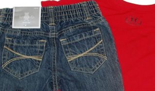 Baby Boys Shirt Denim Jeans 2 Piece Set Different Sizes Brands Infant Xmas