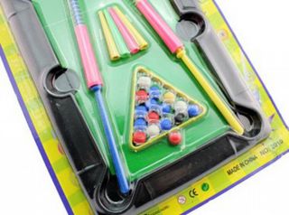 New Mini Travel Billiard Ball Table Game Pool Toy Set Kit Child Kids Xmas Gift