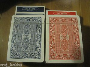 DAL Negro Freedom 100 Plastic Playing Cards Red Blue Poker Size Standard Index