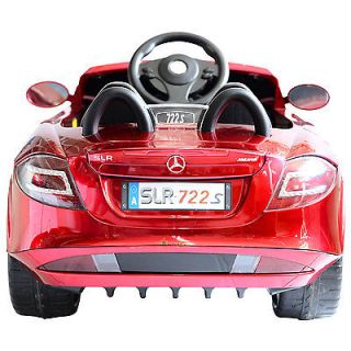 Mercedes Benz SLR 722s 12V Electric Power Ride on Kids Toy Car w Parent Remote