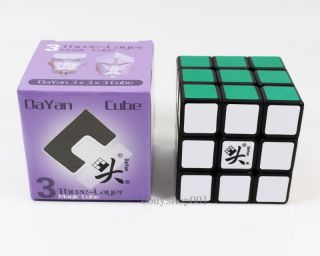 Dayan 57mm V5 Zhanchi Cube 3x3x3 Speed Magic Cube Puzzle Black Free Sticker