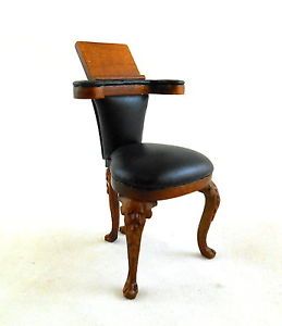Dolls House Finest Miniature Furniture Victorian English Reverse Reading Chair