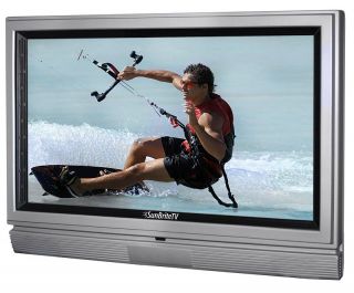 32" TV Outdoor Sunbrite Flat Screen LCD HD Outside All Weather Silver Resin New