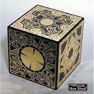 Hellraiser Puzzle Box Solid Wood Lament Cube Horror Free US Priority Shipping