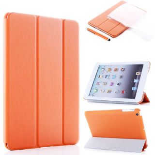 Tri Fold Slim Smart Magnetic Cover Case for Apple iPad Mini Sleep Wake w Stand
