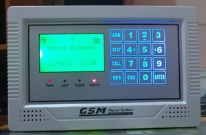 Home Security Wireless Auto Audio Touch Screen GSM Alarm System Aus
