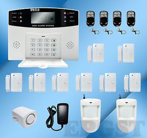 Wireless Home Security GSM Burglar Alarm System w LCD Auto Dialer G3F USA SHIP