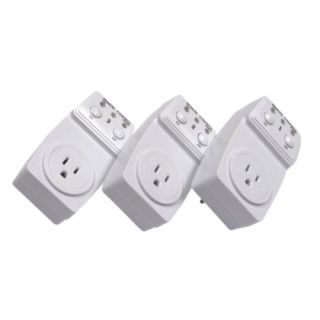 3 Pack Wireless Remote Control Electrical Power Outlet Switch w Two Remotessale
