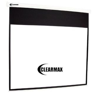 Clearmaxtm 4 3 84 inch Remote Control Electric Projector Screen