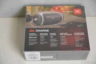 New JBL Charge Portable Wireless Bluetooth Speaker Jblchargeblkam Black