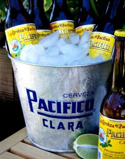 Pacifico Clara Beer Ice Bucket Tropical Beach Corona
