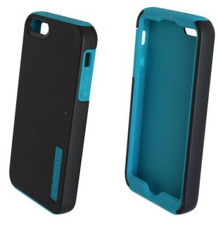 Incipio Dual Pro Hard Shell Case Cover Silicone Core iPhone 5 Teal Blue Black