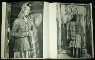 Book Lithuanian Folk Costume Apron Gloves Vest Weaving Art Traditional Fashion