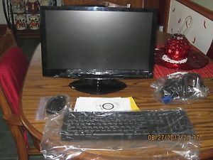 HP 20 inch S2022 20" LCD Monitor Wireless Keyboard and Mouse