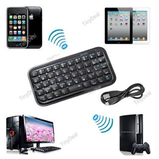Ultra Slim Mini Bluetooth Keyboard for PS3 Mac PC PDA PC Laptop Android TV Box