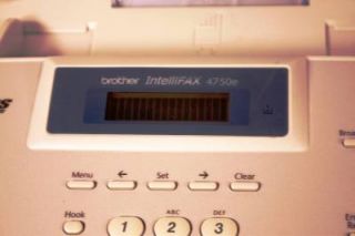 Brother Intellifax 4750 Business Class Laser Fax Super G3 33 6KBPS