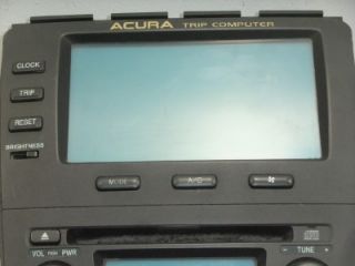 Radio Trip Computer Acura MDX 2001 2002 2003 2004 39101 S3V A020 M1