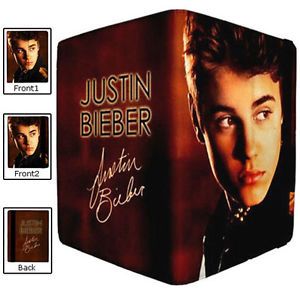 Believe Justin Bieber Apple iPad 2 Flip Cover Case Autograph