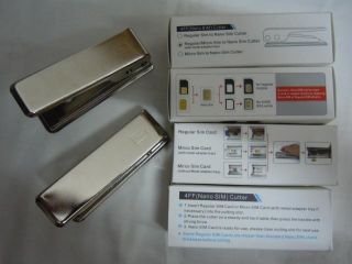 Nano Micro Cutter Standard Sim Card Adapter Converter for Apple iPhone 3GS 4S 5S