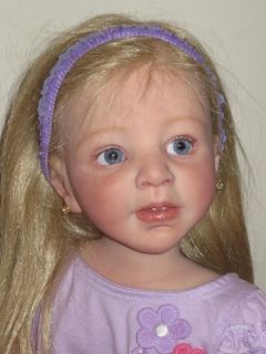 Stunning Toddler "Hannah Rose" Reborn Baby Doll Jade by Danielle Zweers