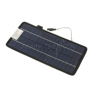 18V 8W Solar Powered Panel Auto Car Laptop Battery Trickle Charger