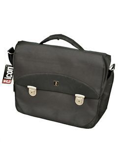 New Icon Briefcase Laptop Notebook Bag Black Size L