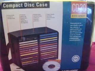 Brand New Case Logic DJs CD Storage Media Case Holds 30 CD in Jewel Cases