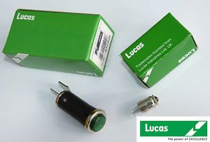 Lucas SPB355 Classic Car Green Warning Light Lamp Bulb