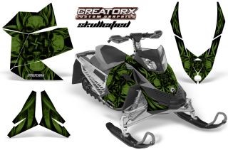 Ski Doo Rev XP Snowmobile Sled Graphics Kit Decal Sfgfa