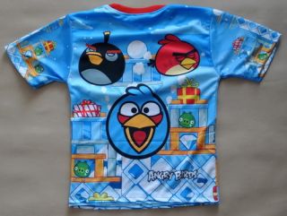 Angry Birds Girls Boys Kids T Shirt Size 6 Age 4 5 02 New 