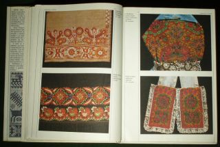 Huge Book Slovak Folk Embroidery Pattern Ethnic Costume