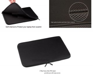 Black Sleeve Case Bag Pouch Cover for 13 inch 13 3 Macbook Pro Notebook Laptop