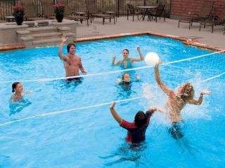 Swimways Poolside Volleyball Swimming Pool Water Game Set 00801