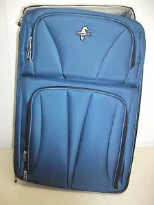 Atlantic Ultra Lite 25 in Wheeled Upright Luggage Suitcase Bag Blue 311092502
