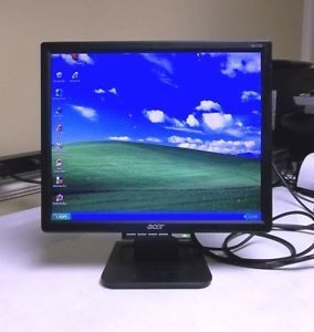 3 75 Stars Acer AL1706A 17" Flat Screen LCD TFT Desktop Computer Monitor Black