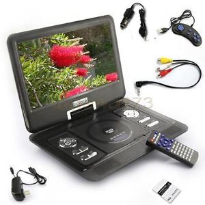 16" inch LCD Portable DVD Player VGA TV USB Games SD FM MPEG 4 Radio Swivel Flip