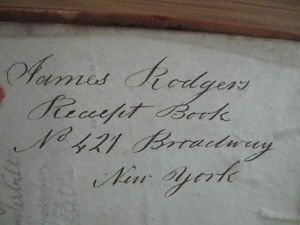 Handwritten Ledger Diary Famous New York City Watch Clock Maker Signed 1833 64