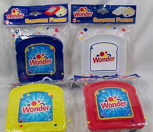 Wonder Bread Sandwich Packer Plastic Snack Container New in