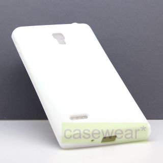 White Soft Gel Silicone Case Cover for LG Optimus L9 P769 T Mobile Accessory