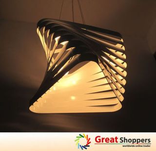 New Modern Contemporary Ceiling Light Pendant Lamp Lighting Fixture Black White