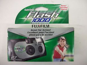 Fujifilm Quick Snap Flash 1000 Speed Disposable Camera 27 Exposures Expired 2010