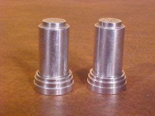 Vintage Metal Aluminum Salt Pepper Shakers