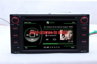 In Dash Car DVD Player GPS Navigation Radio Stereo iPod Touch Screen for Toyota