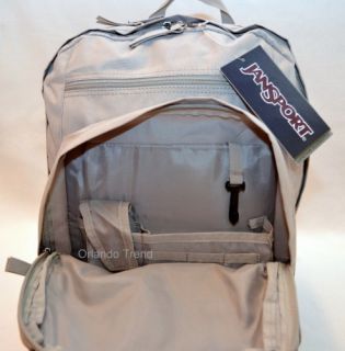 Jansport Big Student Backpack NW Gunsmoke Gray Grey New School Book Bag 5DH