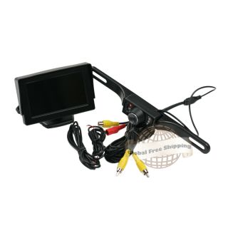 12V Car Rearview Camera System Kit Backup Reverse Parking 4 3" T LCD Monitor