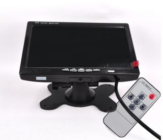 Car Backup System Waterproof CMOS Car Rear View Camera 7" TFT Colorful Monitor