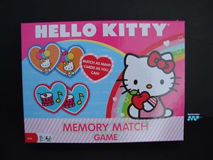 Sanrio Hello Kitty Memory Match Game 72 PC Official Licensed Merchandise