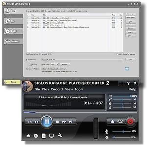 Karaoke Burner Player Software Bundle w CD